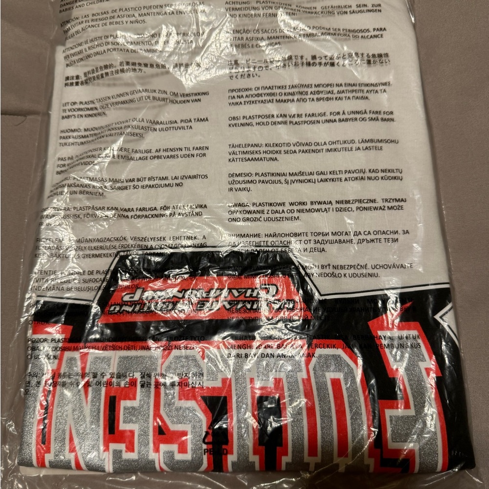Full Send Collab with UFC Tap Out White Men's Large Tee Shirt NWT - Picture 4 of 4